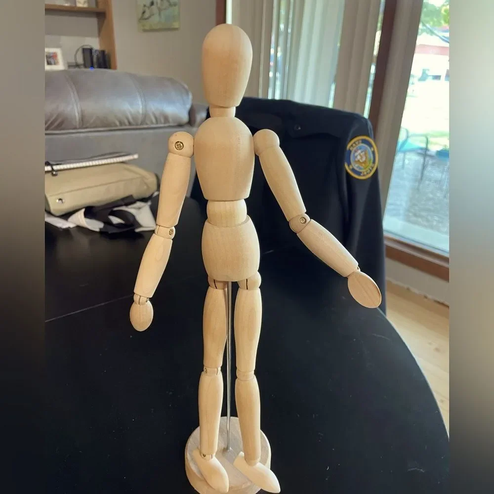 IKEA GESTALTA Artist Wooden Mannequin Poseable articulated Figure man display